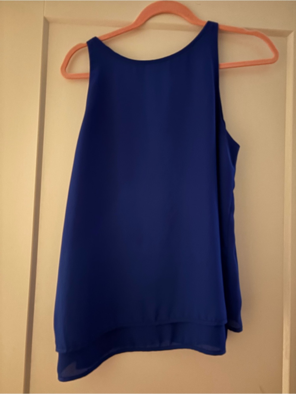 Versona Royal Blue Sleeveless Layered Camisole